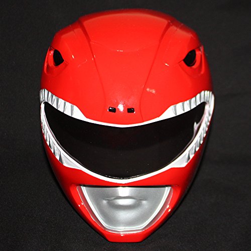 1:1 Scale Halloween Costume Cosplay Mighty Morphin Power Ranger Helmet Mask Red PR02