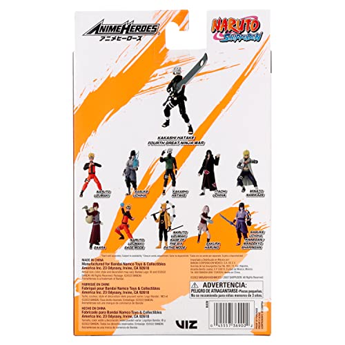 ANIME HEROES - Naruto Shippuden - Hatake Kakashi Fourth Great Ninja War Action Figure 10 ANIME HEROES - Naruto Shippuden - Hatake Kakashi Fourth Great Ninja War Action Figure