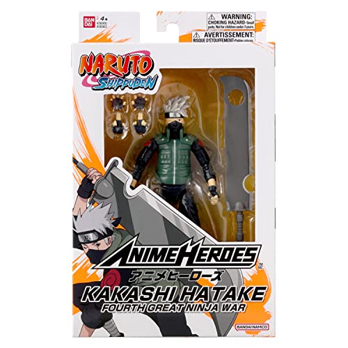 ANIME HEROES - Naruto Shippuden - Hatake Kakashi Fourth Great Ninja War Action Figure 7 ANIME HEROES - Naruto Shippuden - Hatake Kakashi Fourth Great Ninja War Action Figure