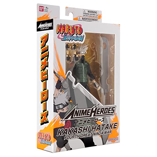 ANIME HEROES - Naruto Shippuden - Hatake Kakashi Fourth Great Ninja War Action Figure 8 ANIME HEROES - Naruto Shippuden - Hatake Kakashi Fourth Great Ninja War Action Figure