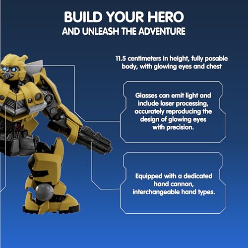 BLOKEES Transformers Classic Class Model Kit | Bumblebee Action Figure Building Toy for Kids | Ages 12+ 6 BLOKEES Transformers Classic Class Model Kit | Bumblebee Action Figure Building Toy for Kids | Ages 12+