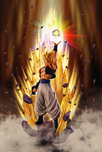 Bandai - Figurine DBZ - Super Saiyan Gogeta Fusion Reborn Figuarts Zero 28cm - 4573102608581